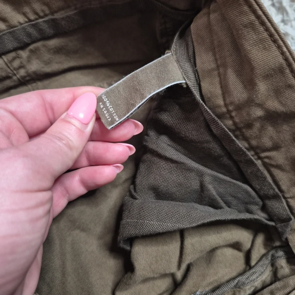 Mens Banana Republic Pants Carpenter Cargo Brown Size 34 X 32 Fall Winter Spring